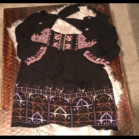 FP Rhiannon Embroidered Babydoll Dress- NWT - Picture 4 of 5